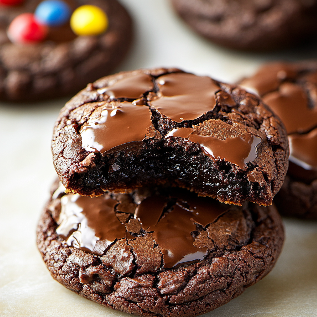 Chocolatey Cosmic Brownie Cookies
