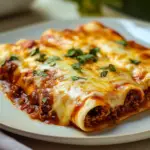 Tex-Mex Beef Enchiladas Ready to Serve
