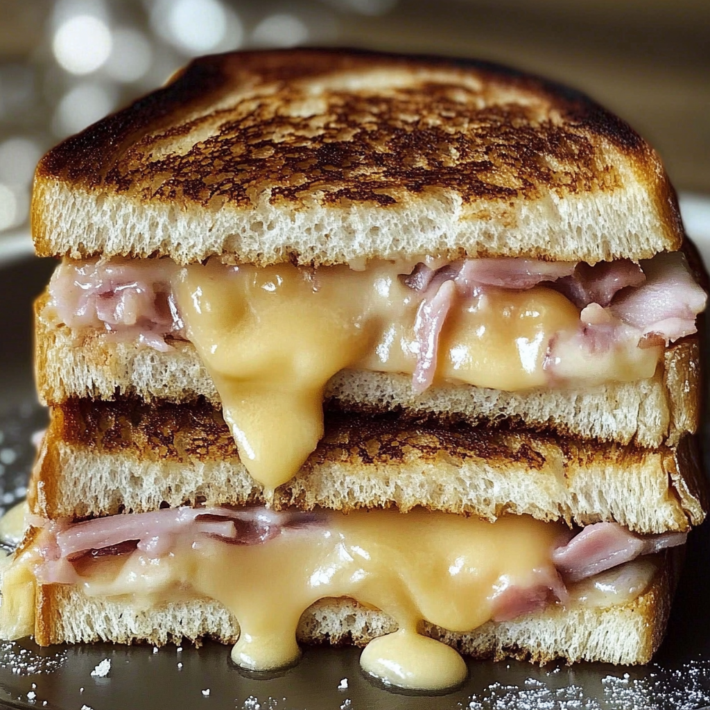 Recipe preparation for Monte Cristo Sandwich