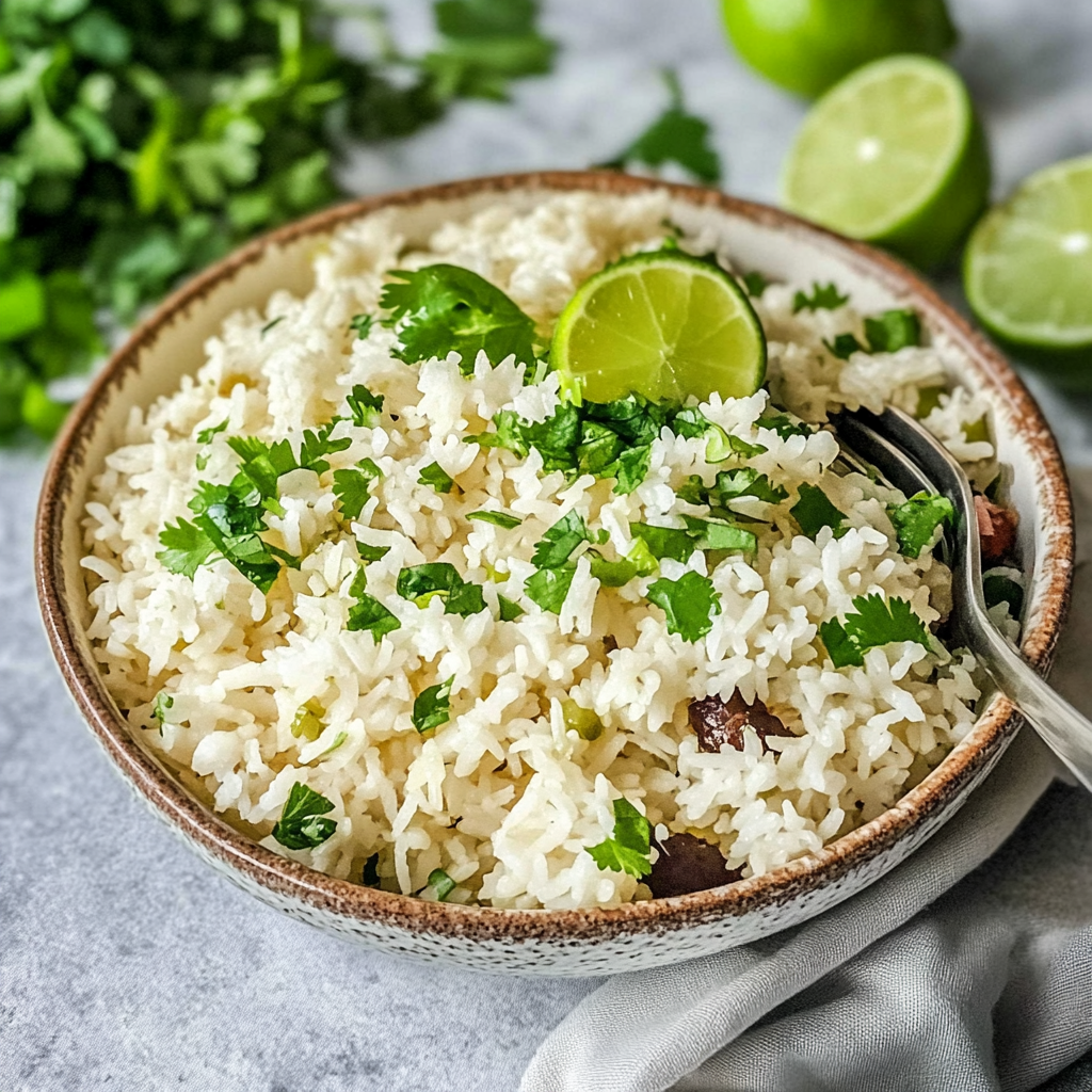 Recipe preparation for Cilantro Lime Rice