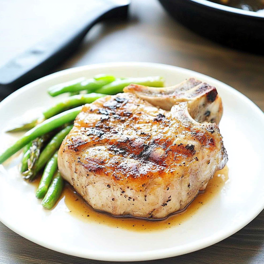 Recipe preparation for Thick-Cut Pork Chops