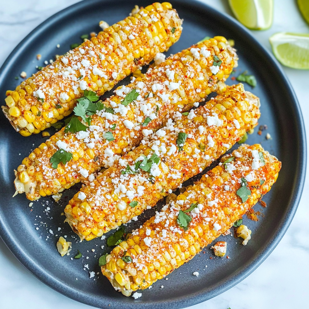 Recipe preparation for Homemade Mexican Street Corn