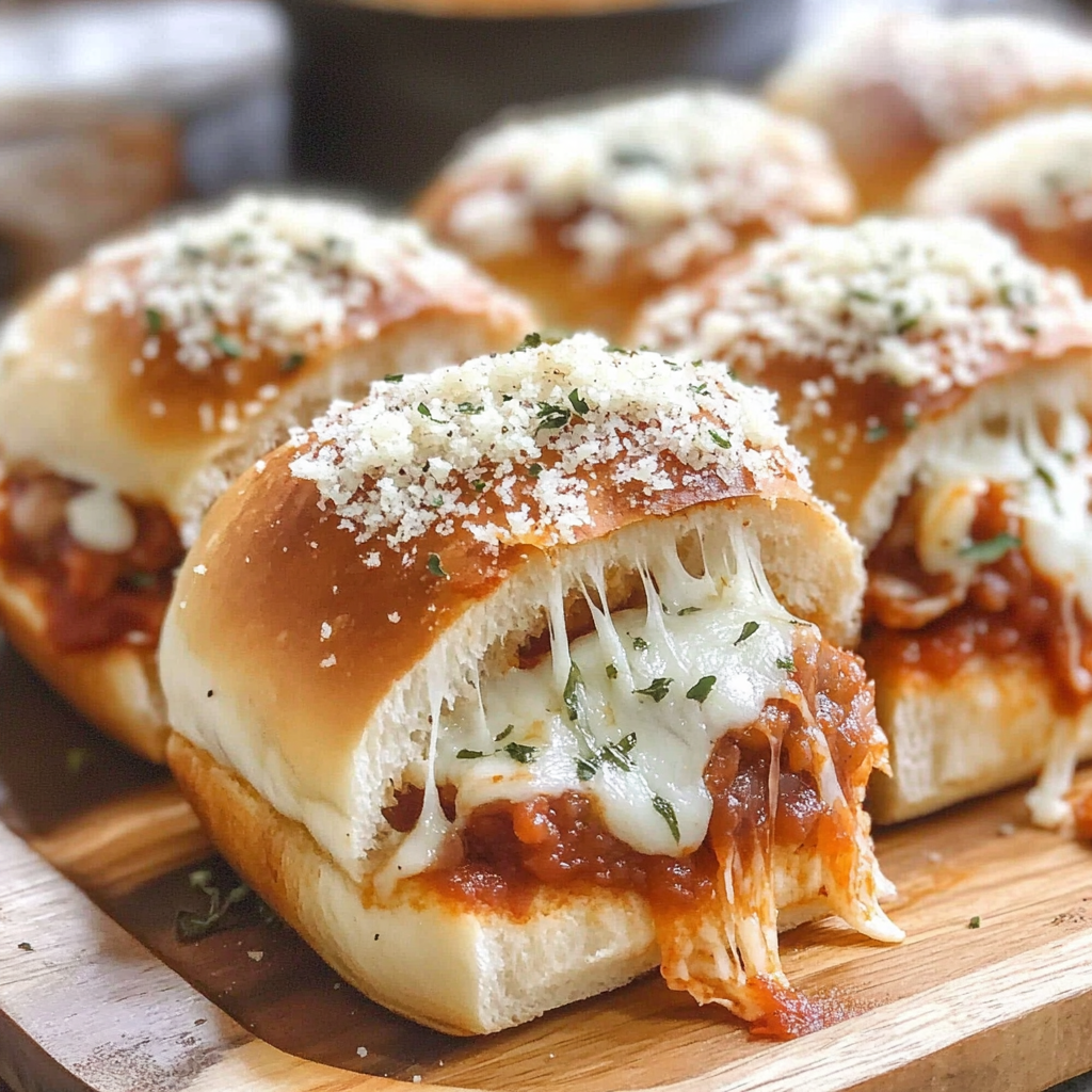 Recipe preparation for Pizza Sliders