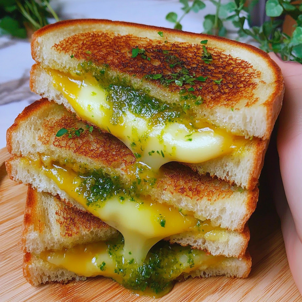 Recipe preparation for Chutney Grilled Cheese Sandwich