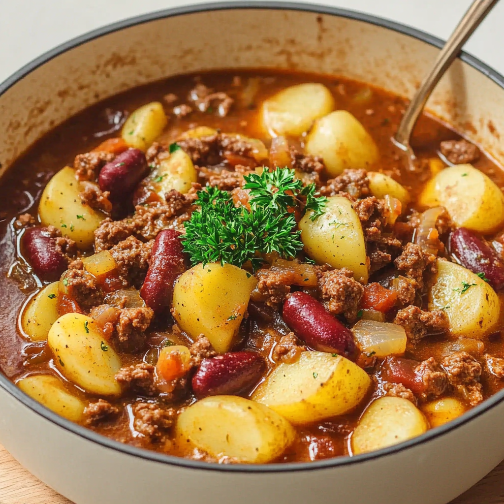 Recipe preparation for Cowboy Stew