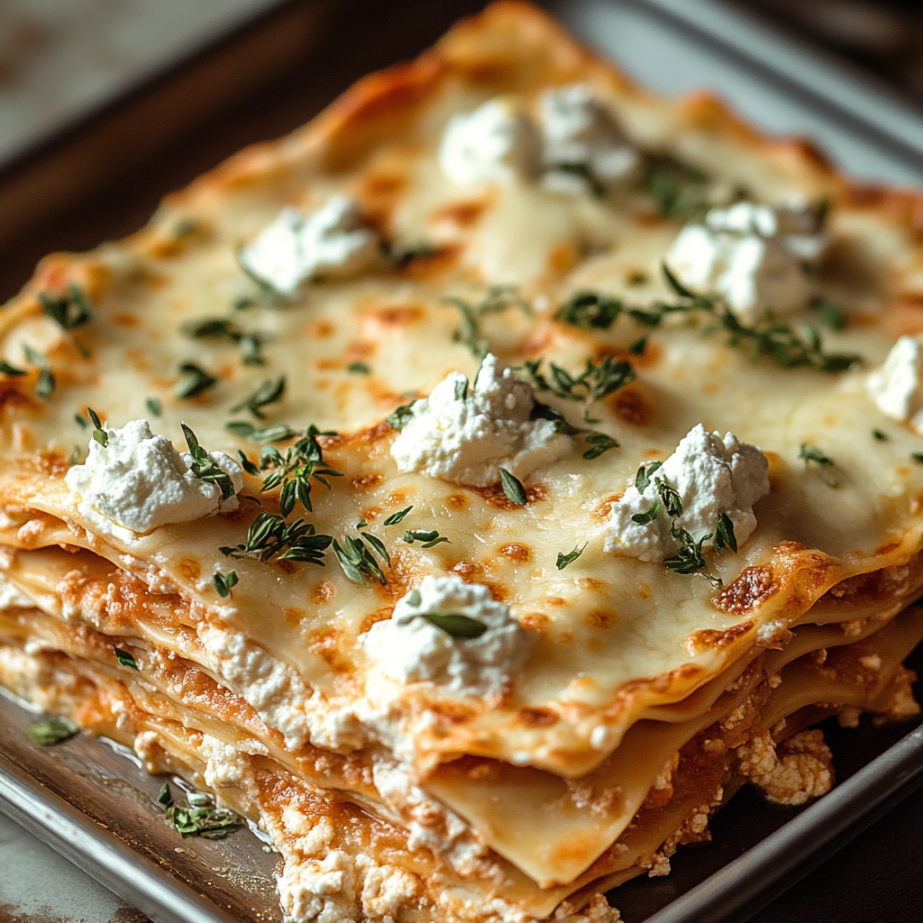 Recipe preparation for Crack Chicken Lasagna Delight