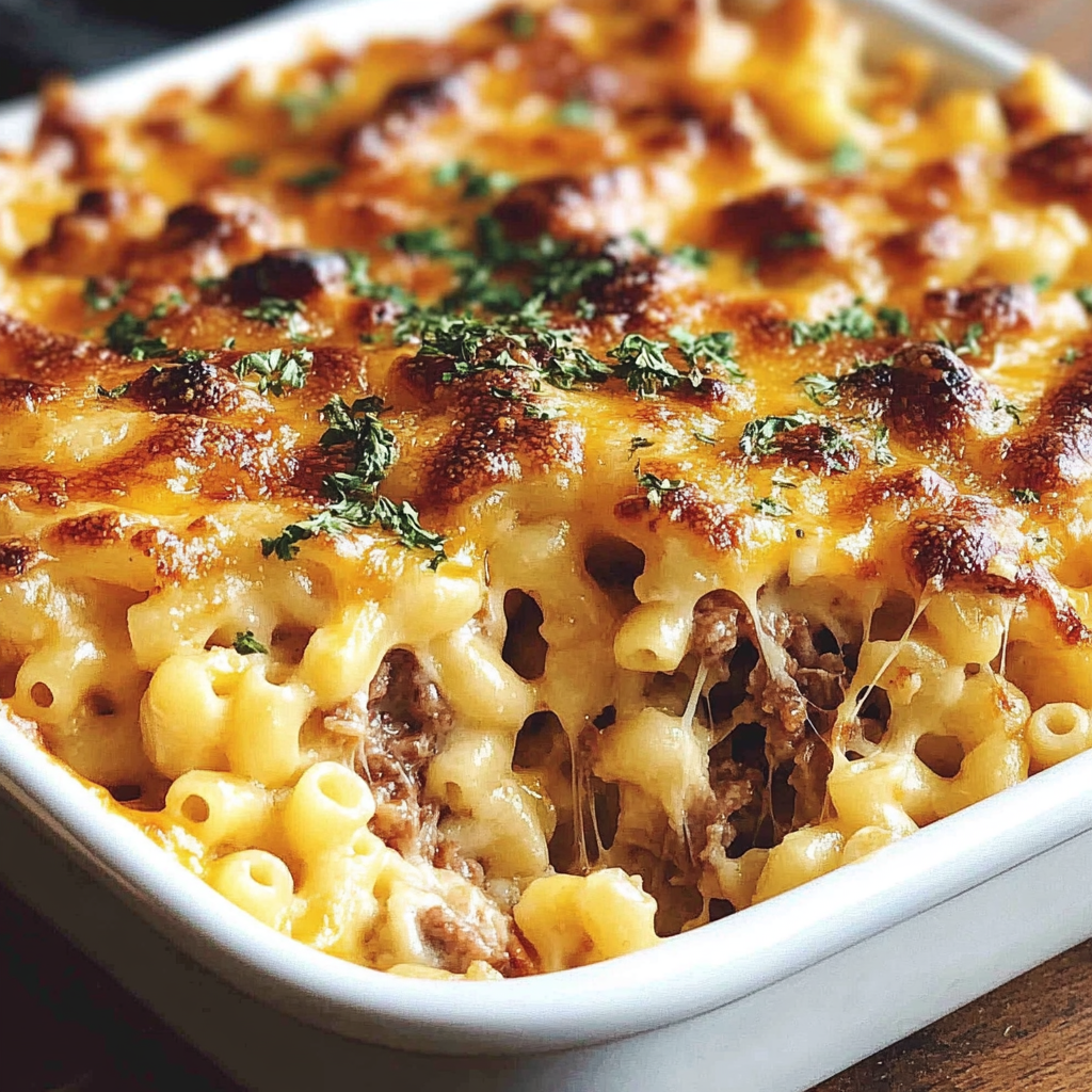 Recipe preparation for Pulled Pork Mac and Cheese