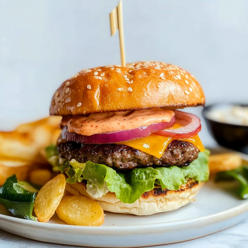 Recipe preparation for Healthy Beef Burgers