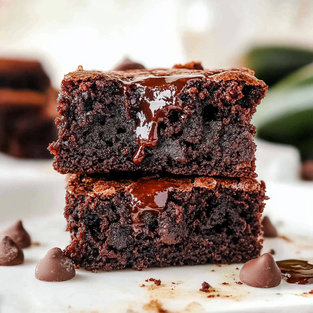 Recipe preparation for Zucchini Brownies