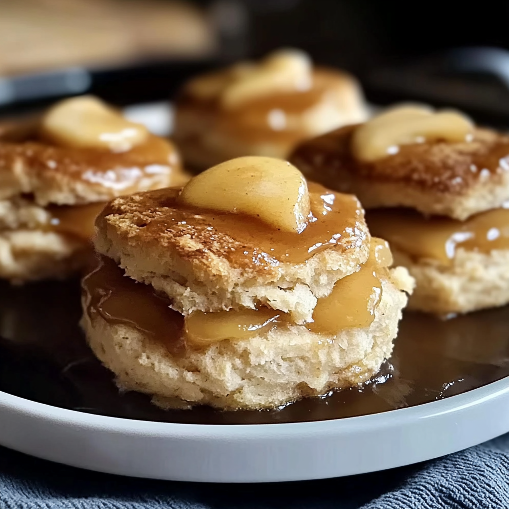 Recipe preparation for Apple Pie Biscuits Recipe