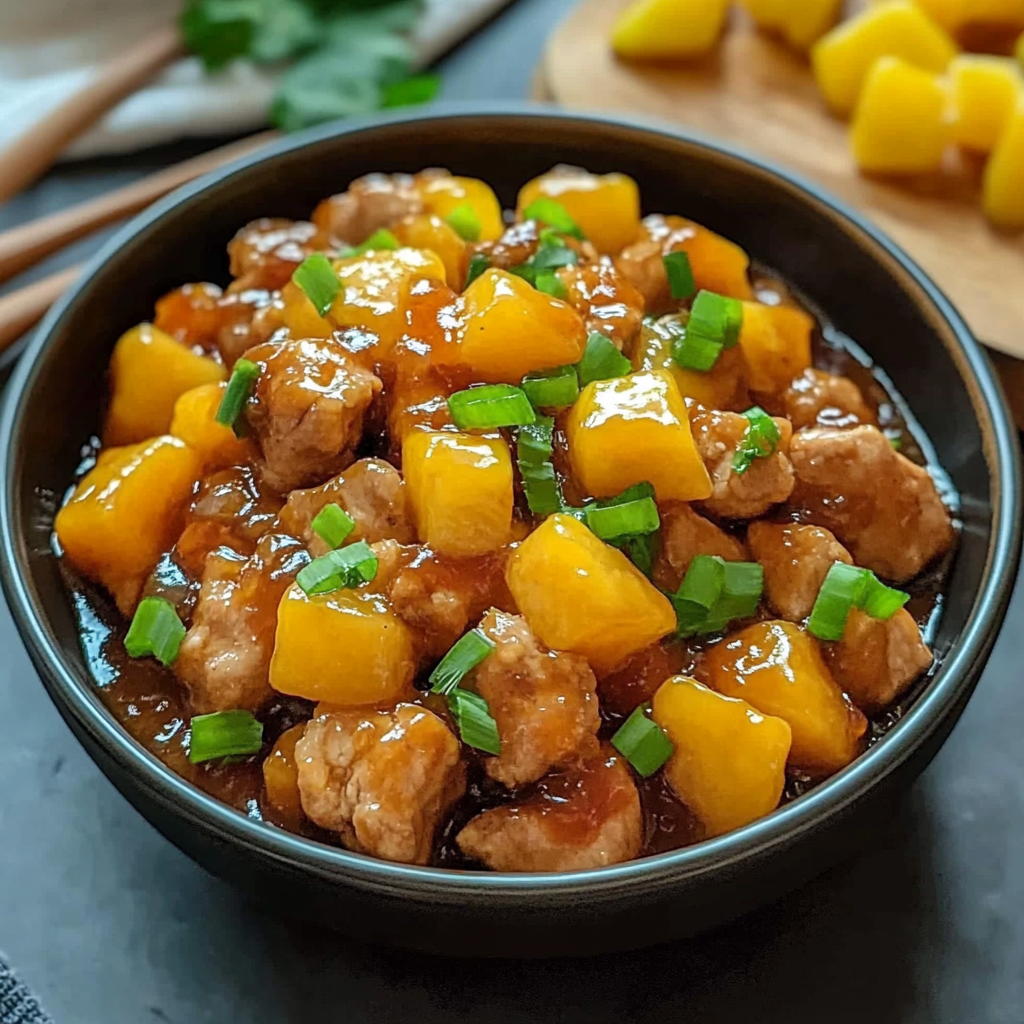 Recipe preparation for Asian Mango Chicken