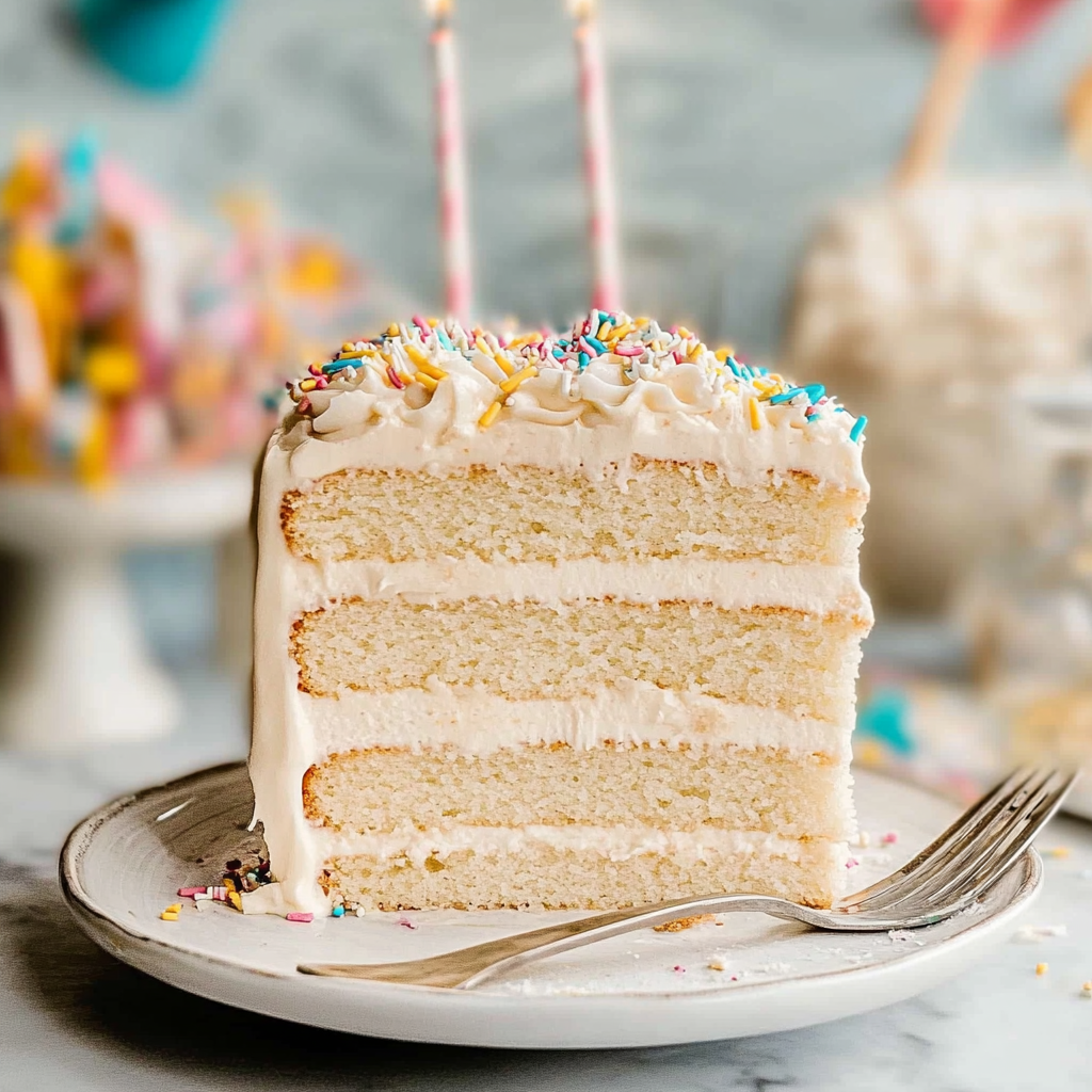 Recipe preparation for 3-Layer Fluffy White Cake