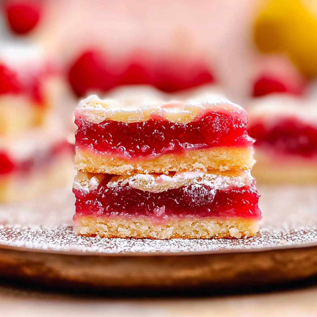 Recipe preparation for Raspberry Lemon Bars