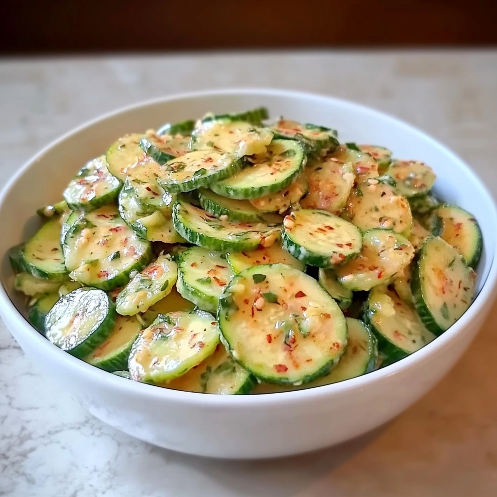 Recipe preparation for Tajin Cucumber Salad
