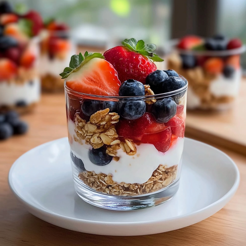 Recipe preparation for Fruit & Yogurt Parfait Recipe