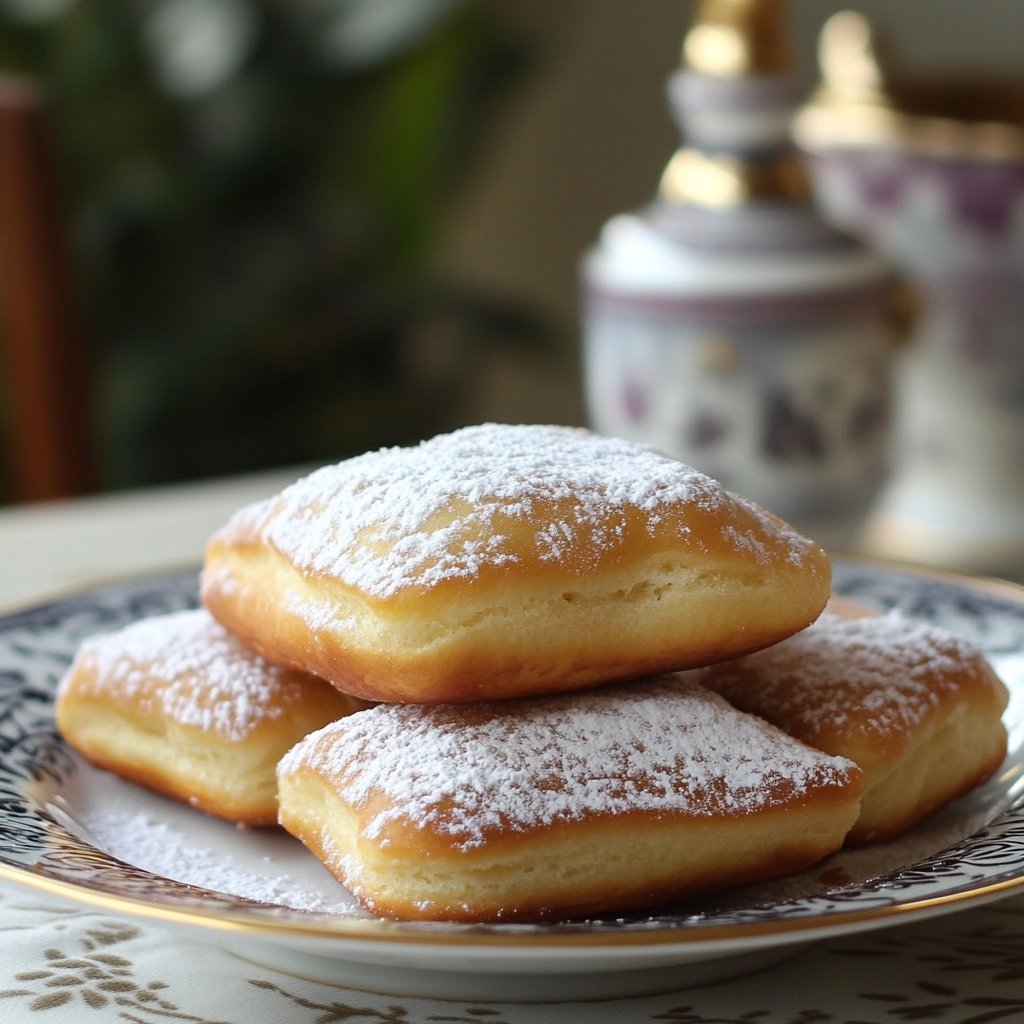Recipe preparation for Vanilla French Beignets Recipe