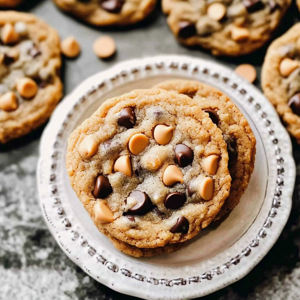 Recipe preparation for Butterscotch Chocolate Chip Cookies