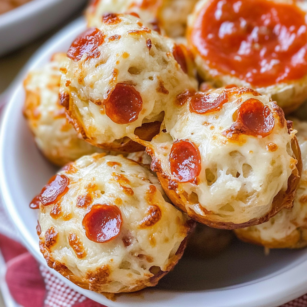Recipe preparation for Pizza Muffins