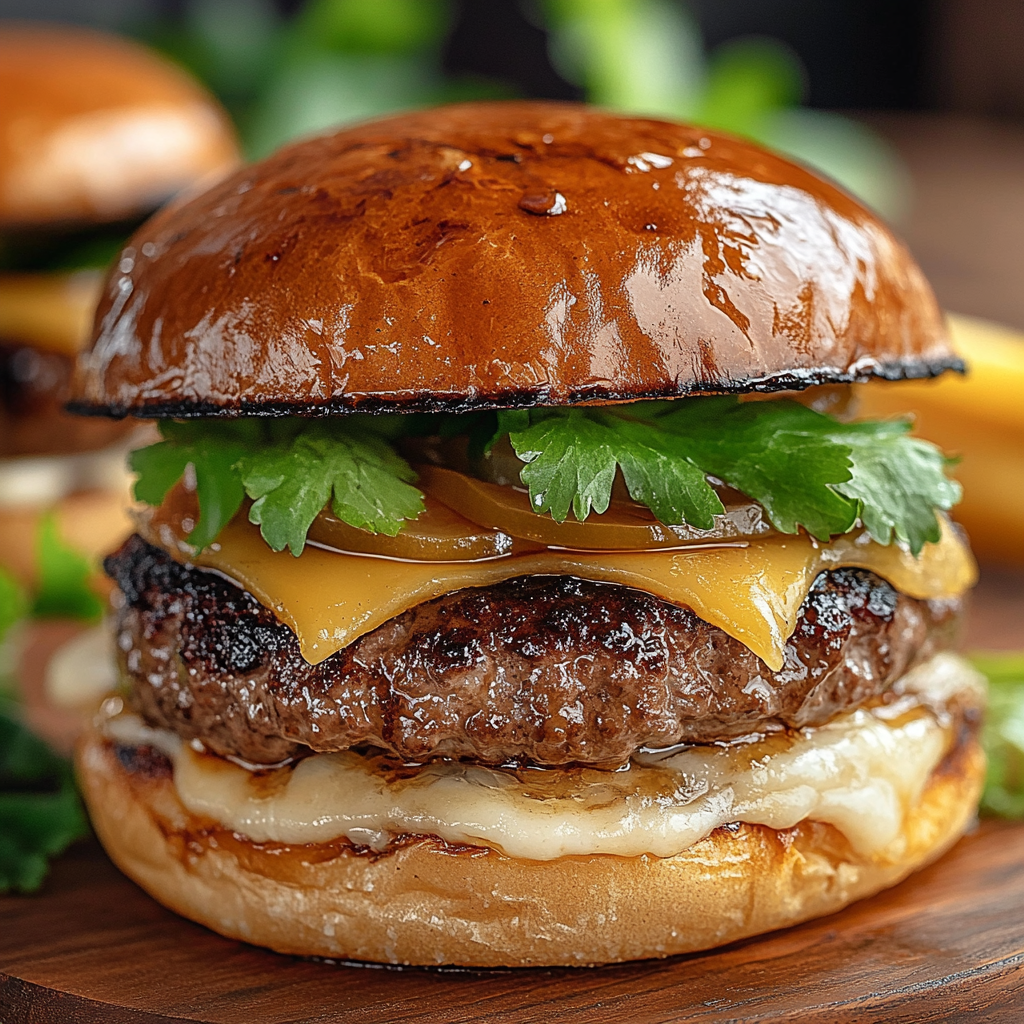 Recipe preparation for Hawaiian Teriyaki Beef Burgers