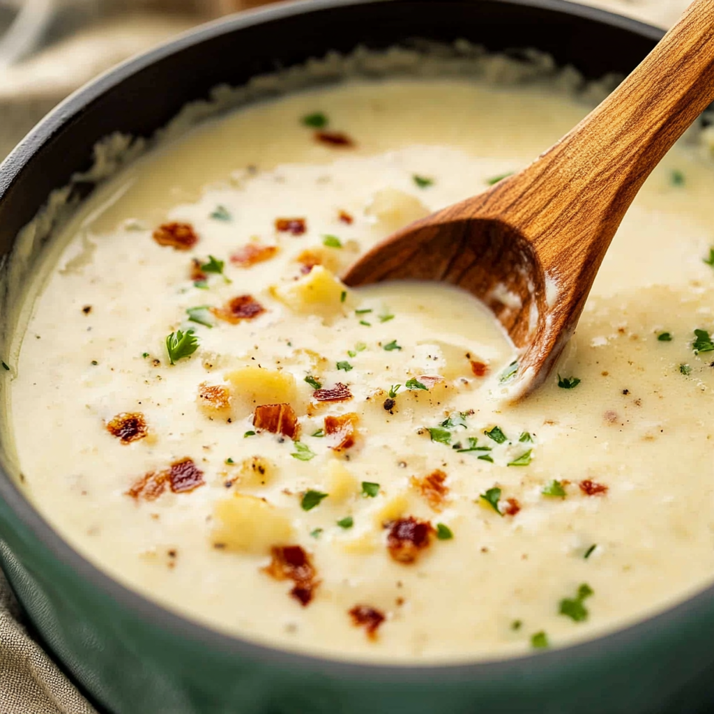 Recipe preparation for Baked Potato Soup