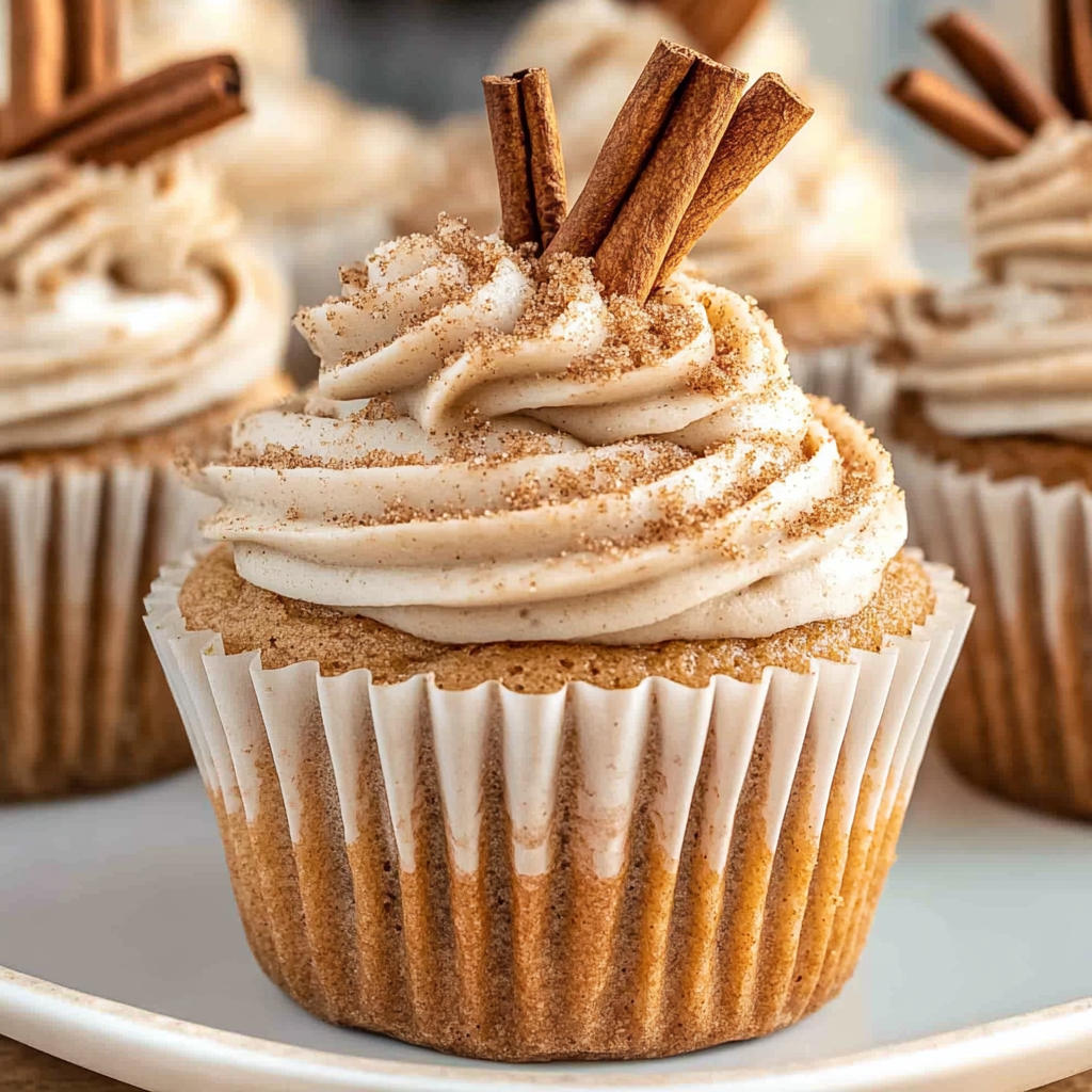 Recipe preparation for Spiced Chai Latte Cupcakes