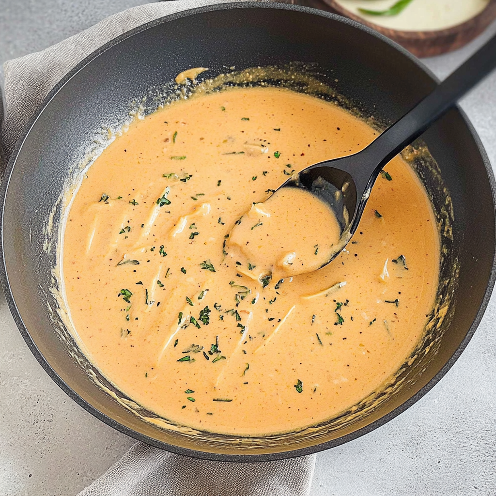Recipe preparation for Ravioli Sauce