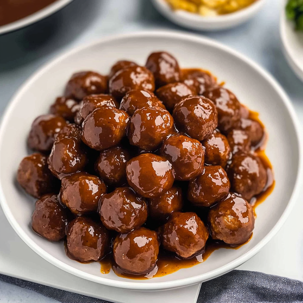 Recipe preparation for BBQ Meatballs