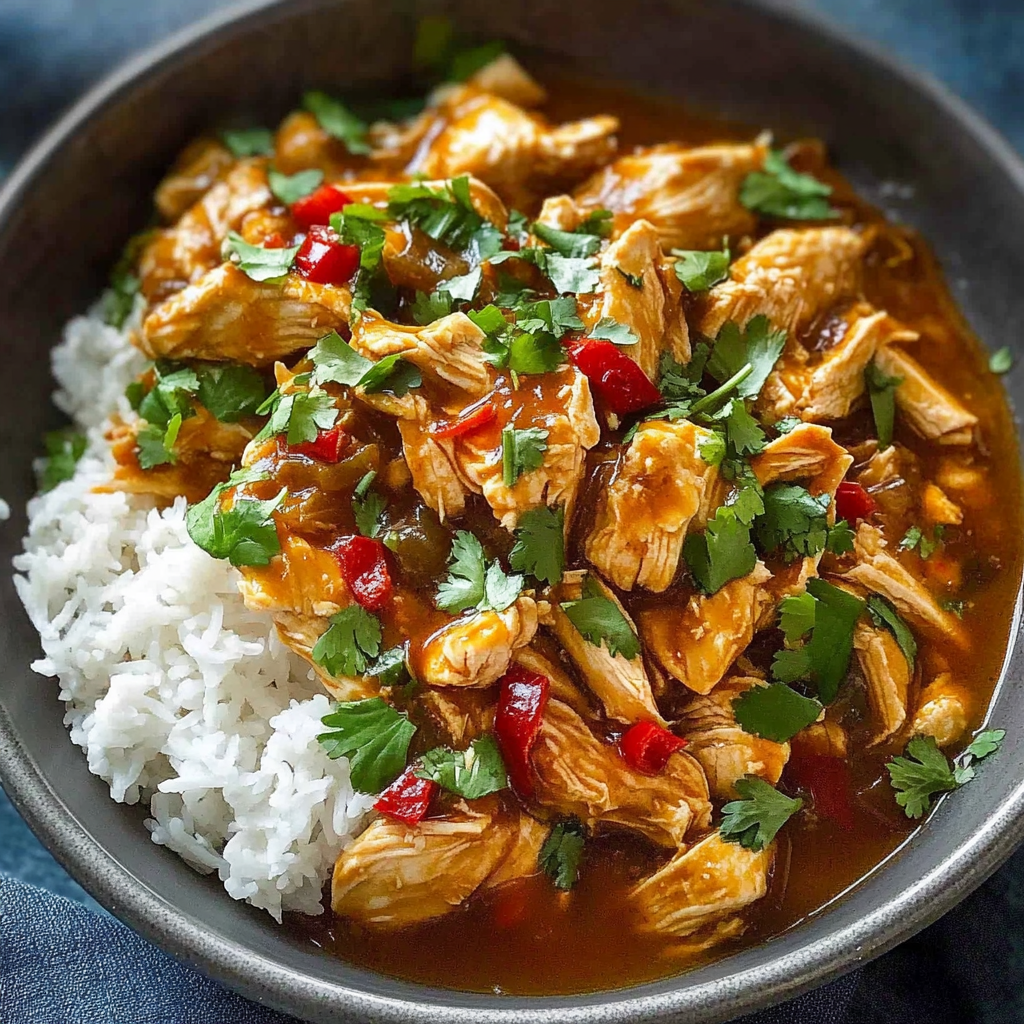 Recipe preparation for Slow Cooker Sweet Chili Chicken