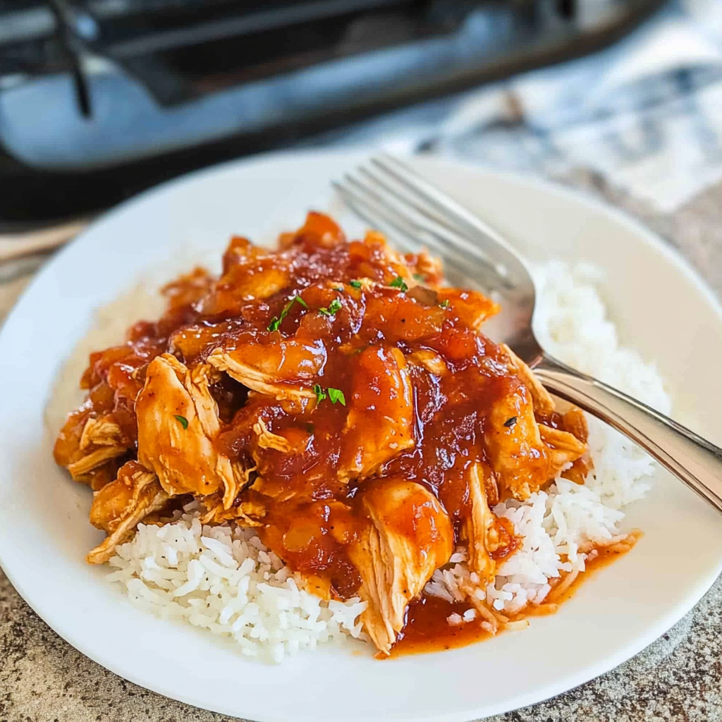 Recipe preparation for Slow Cooker Orange Chicken