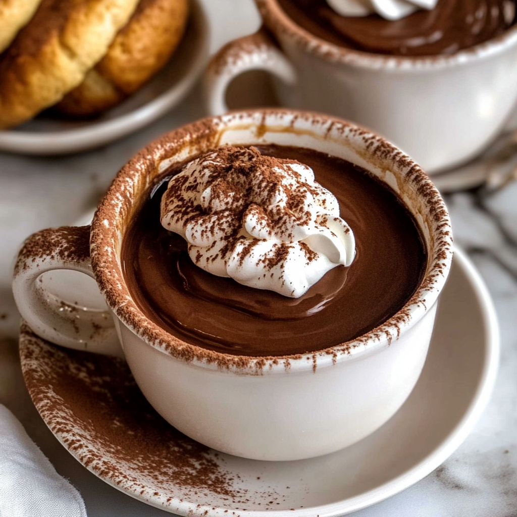 Recipe preparation for French Hot Chocolate