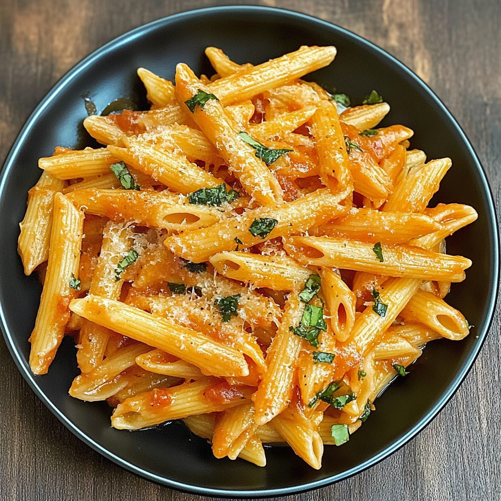 Recipe preparation for Gigi Hadid Pasta