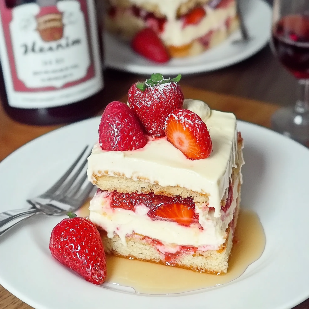 Recipe preparation for trawberry Tiramisu Recipe