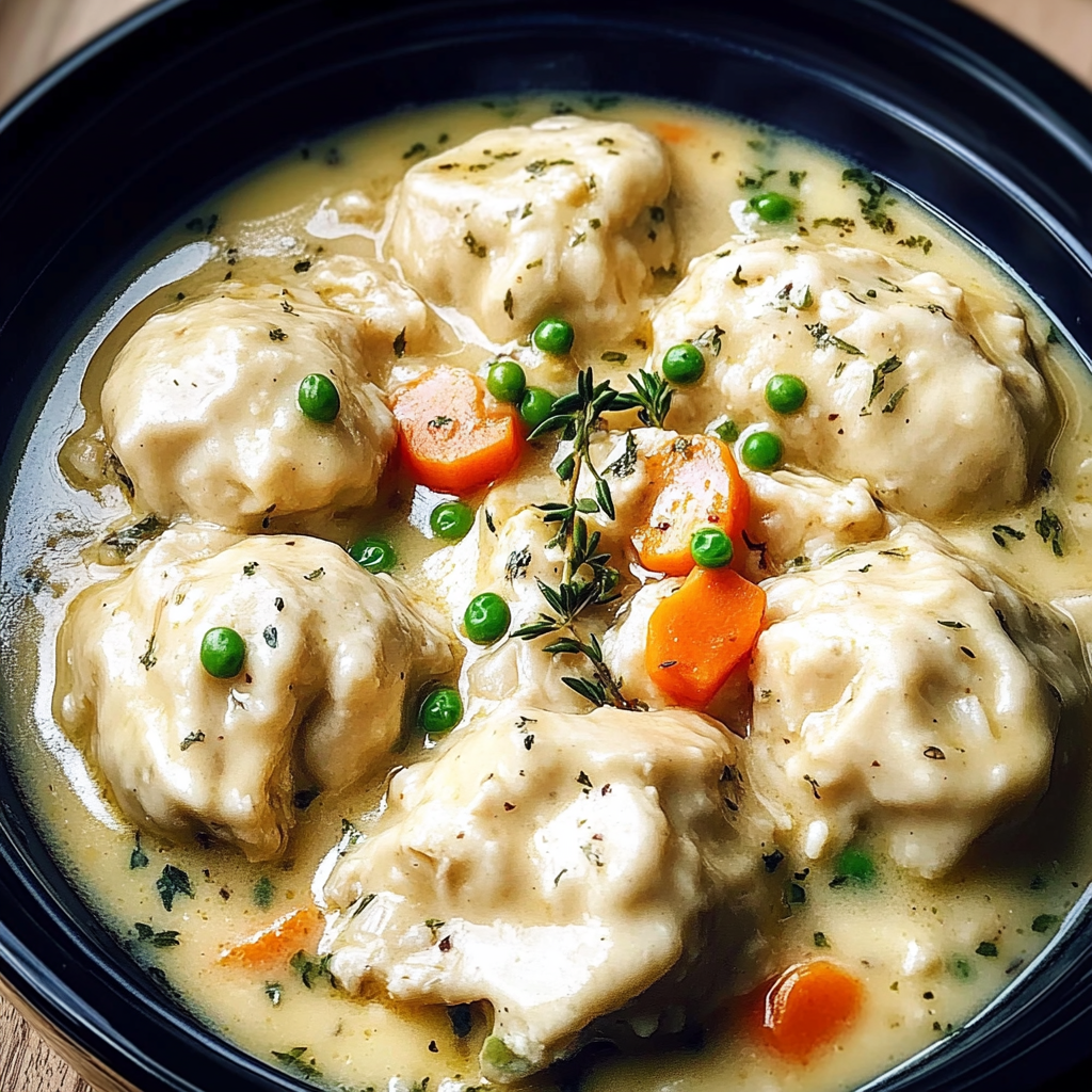 Recipe preparation for Chicken and Dumplings
