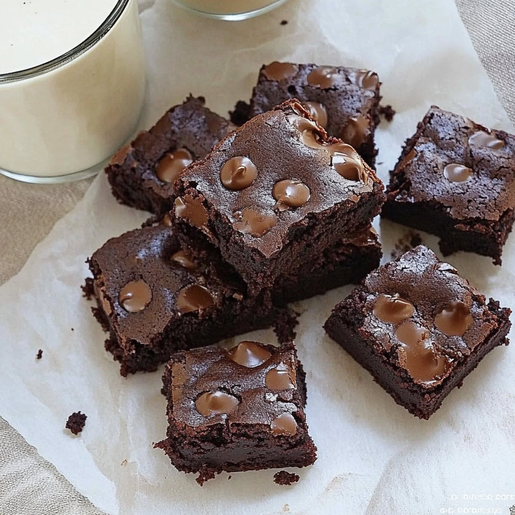 Recipe preparation for Flourless Black Bean Brownies