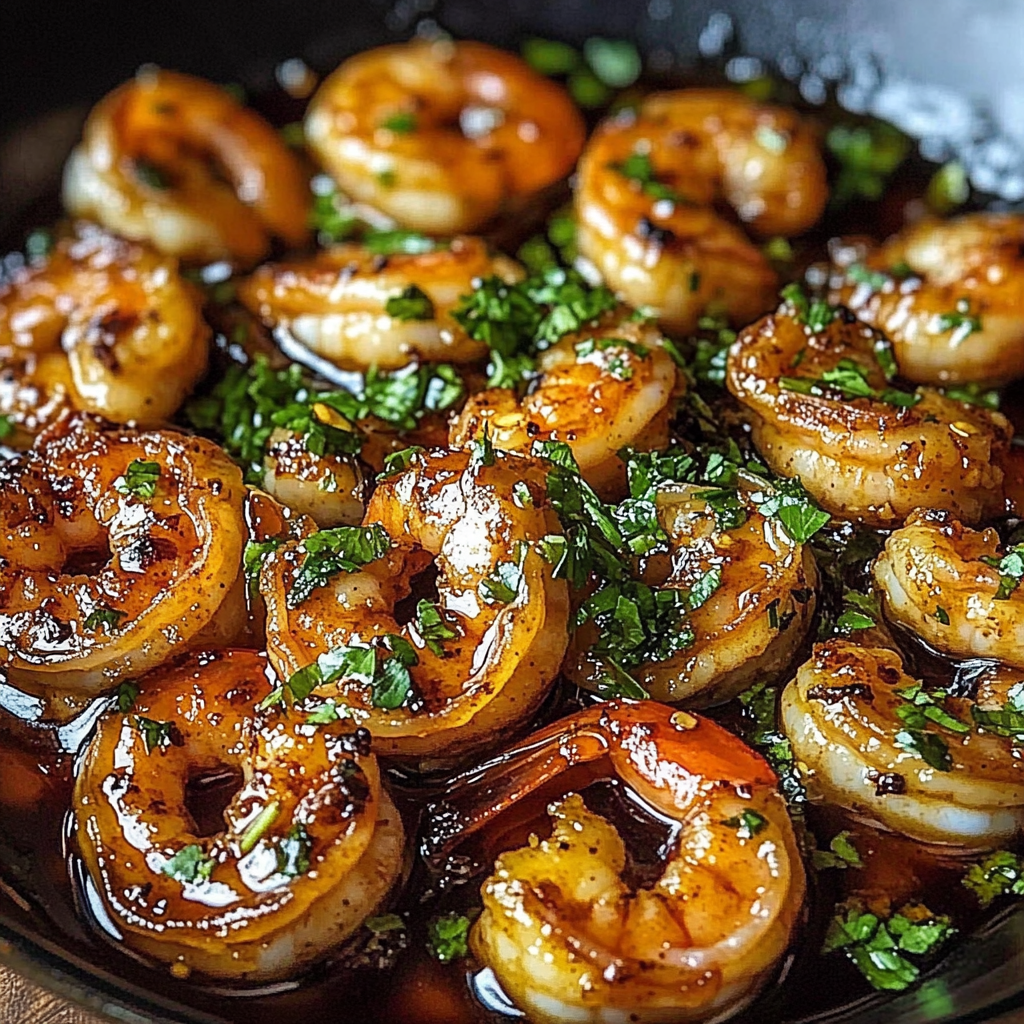 Recipe preparation for Honey Butter Old Bay Shrimp