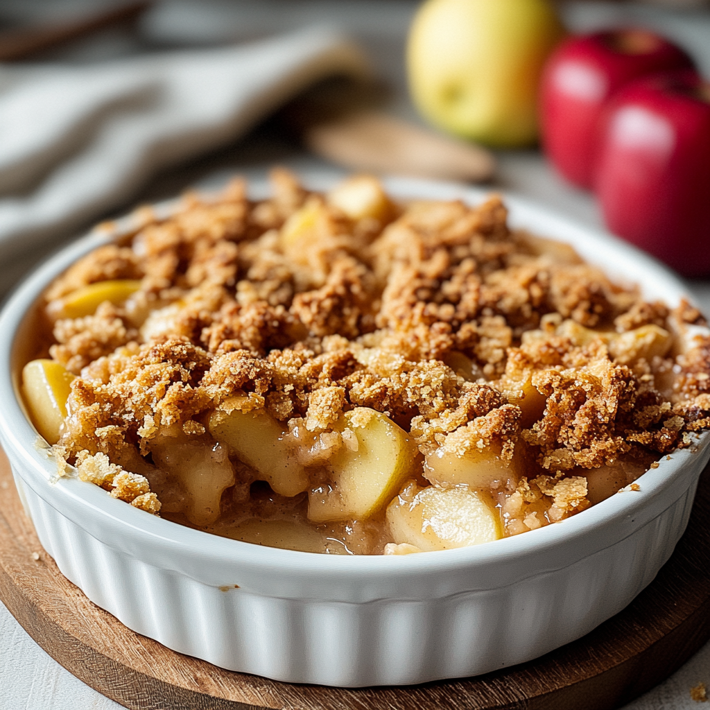 Recipe preparation for Apple Crisp