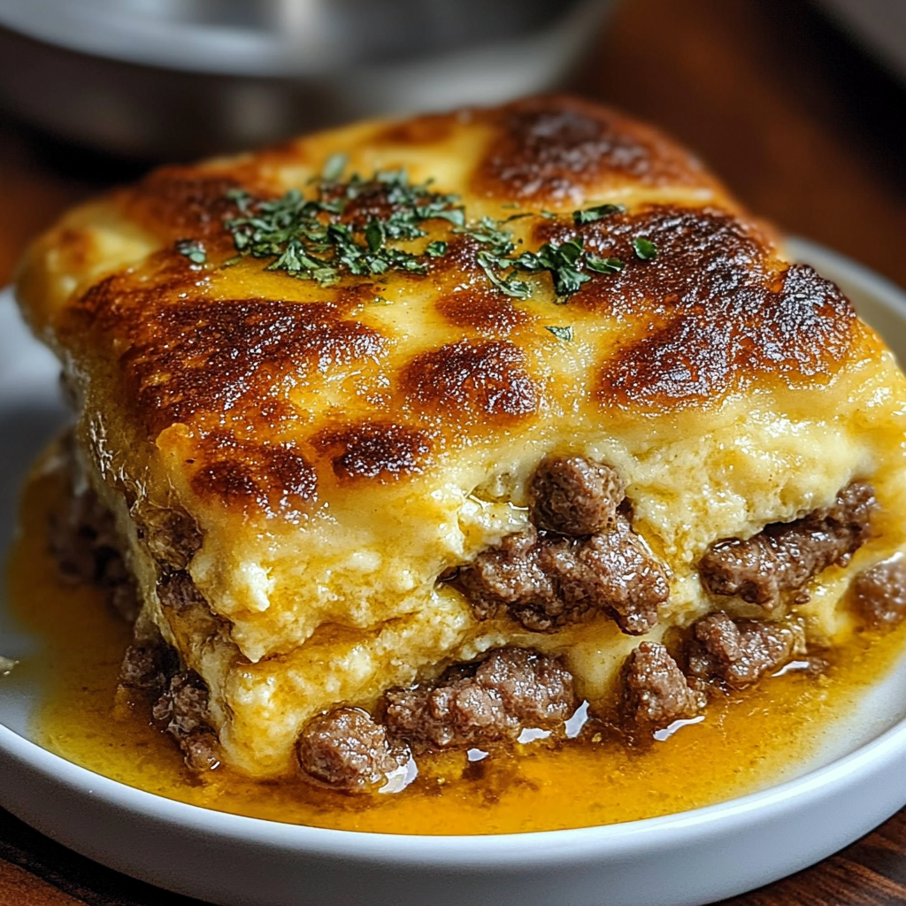 Recipe preparation for Pancake Sausage Breakfast Bake
