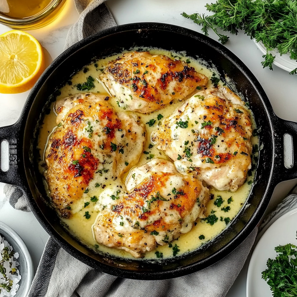 Recipe preparation for Baked Cream Cheese Chicken