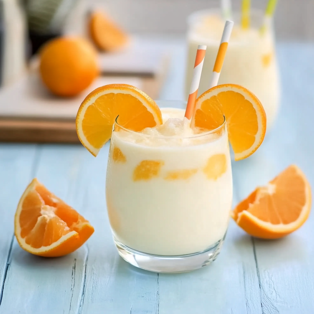 Recipe preparation for Classic Orange Julius