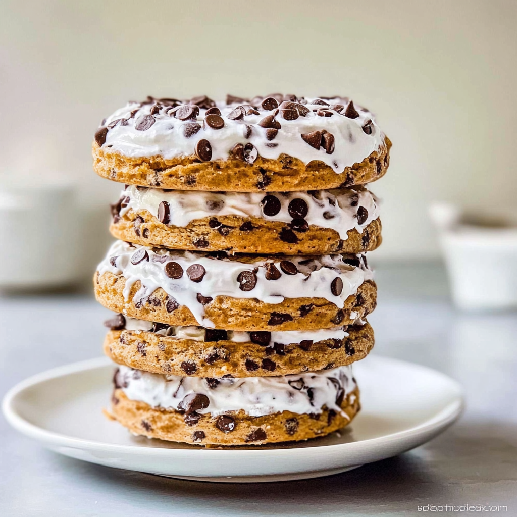 Recipe preparation for Cookie Ice Cream Sandwiches