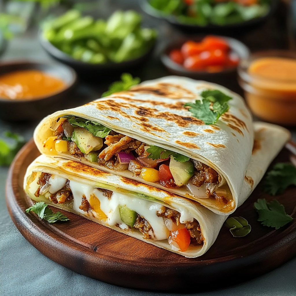 Recipe preparation for Homemade Crunch Wraps