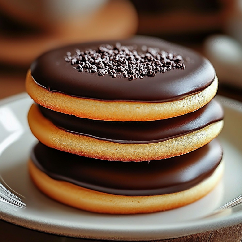 Recipe preparation for Boston Cream Pie Cookies