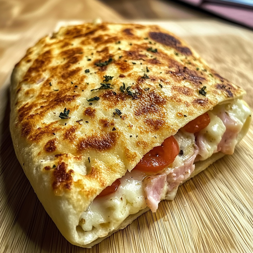 Recipe preparation for Cottage Cheese Flatbread