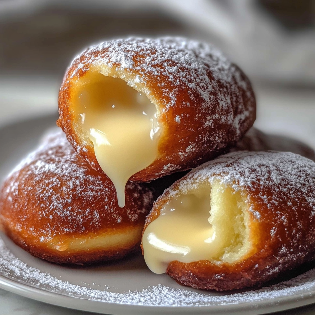Recipe preparation for Italian Bombolini Donuts