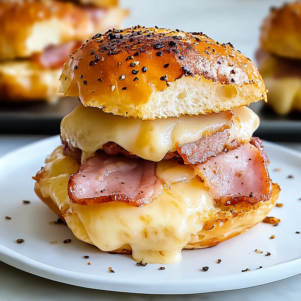 Recipe preparation for Ham and Cheese Sliders