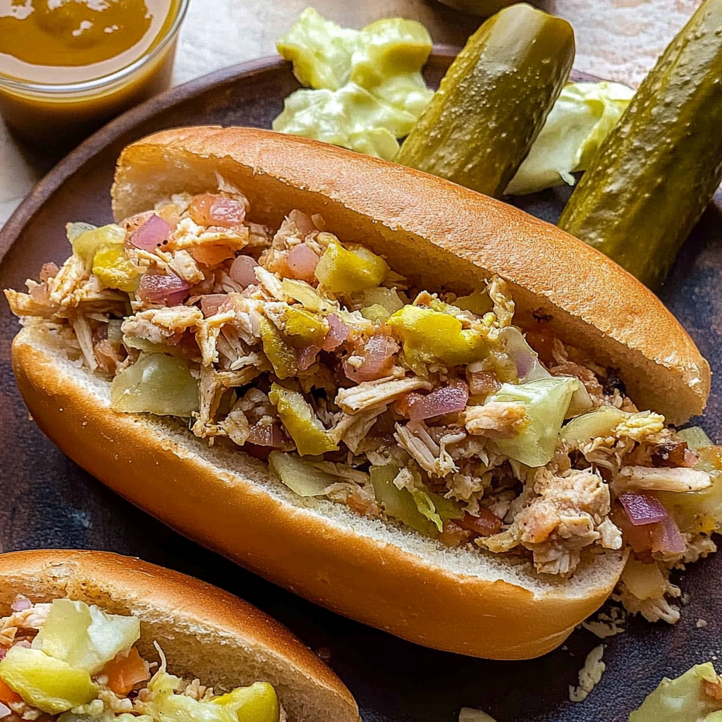 Recipe preparation for Cuban Chopped Grinder Sandwich