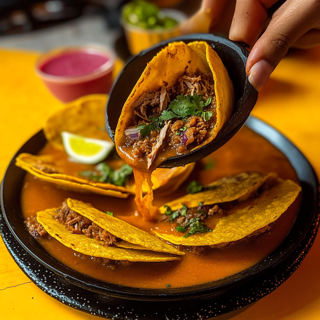 Recipe preparation for Birria Tacos
