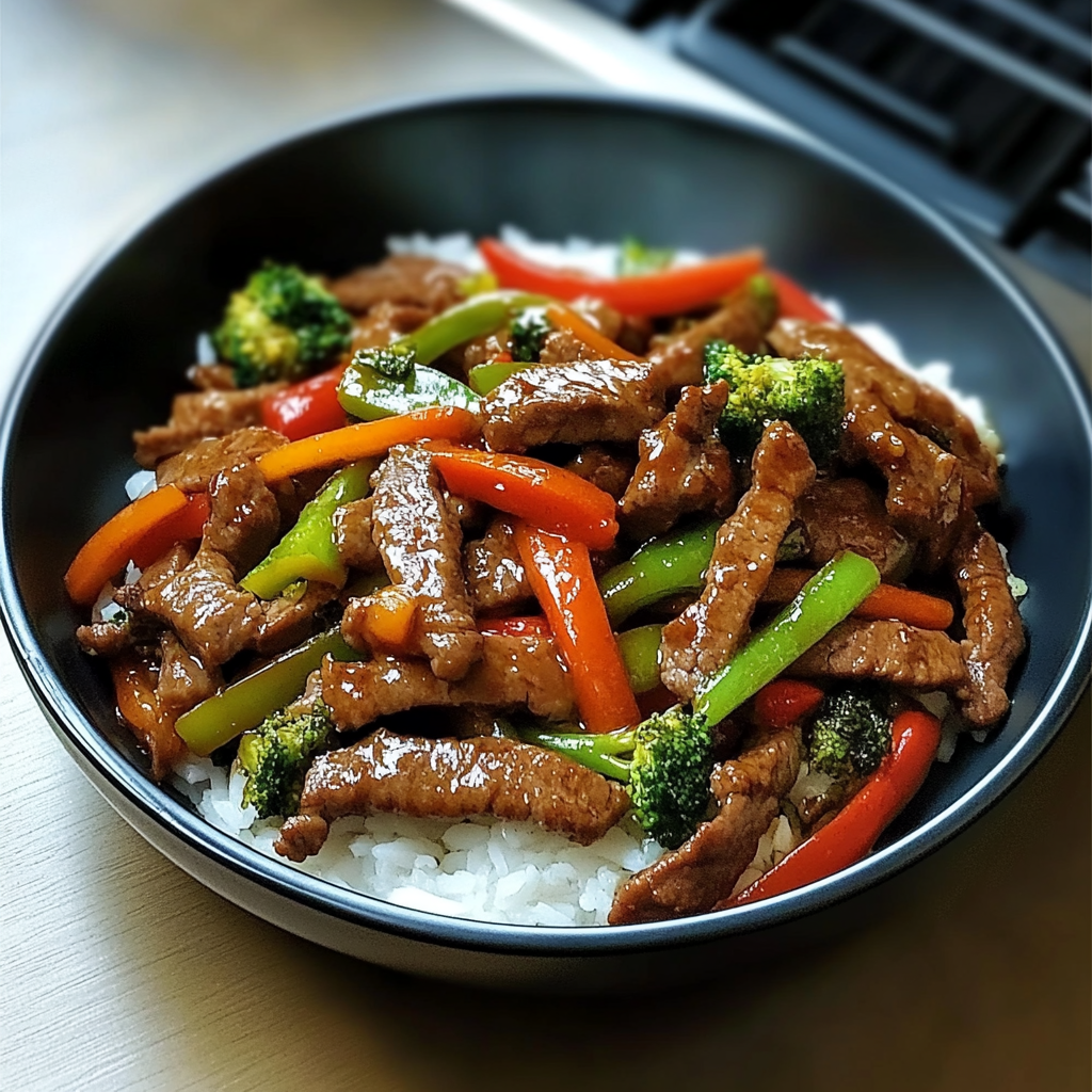Recipe preparation for Classic Lamb Stir Fry