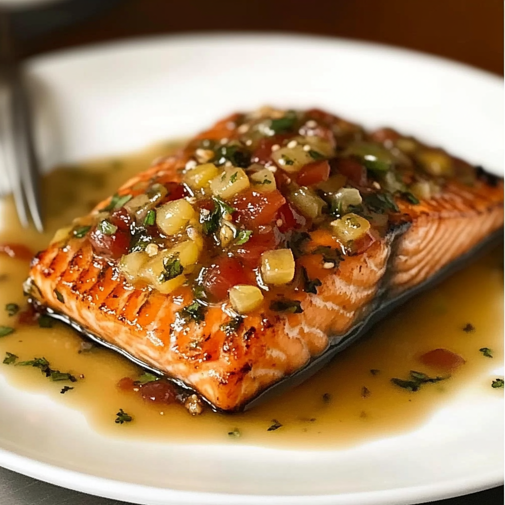 Recipe preparation for Marry Me Salmon: A Dish Worth Falling For