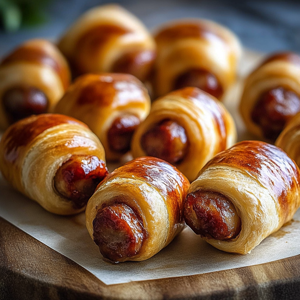 Recipe preparation for Pigs in a Blanket Smokies